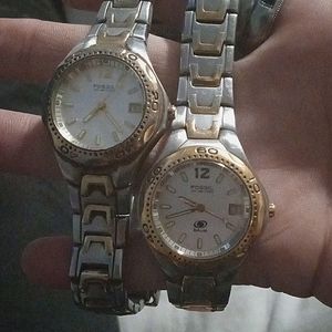 Couple watches by fossil